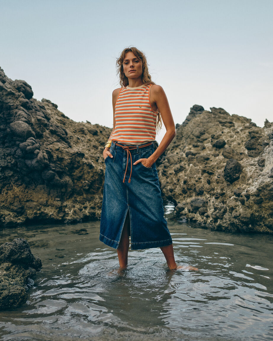 Modelshot / Medium Washed Blue / Detail